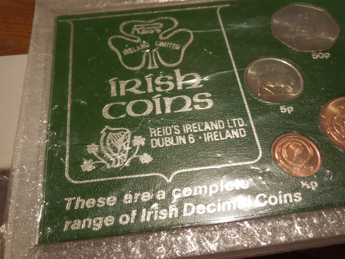 Ireland Coin Set Uncirculated Decimal Coins. Irish Coin Set Etsy