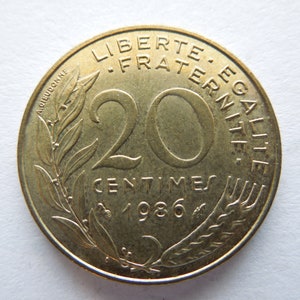 希少20センチーム硬貨 1962年１枚 1963年２枚計 3枚セット 20サンチーム硬貨|フランス|トモリンズ24