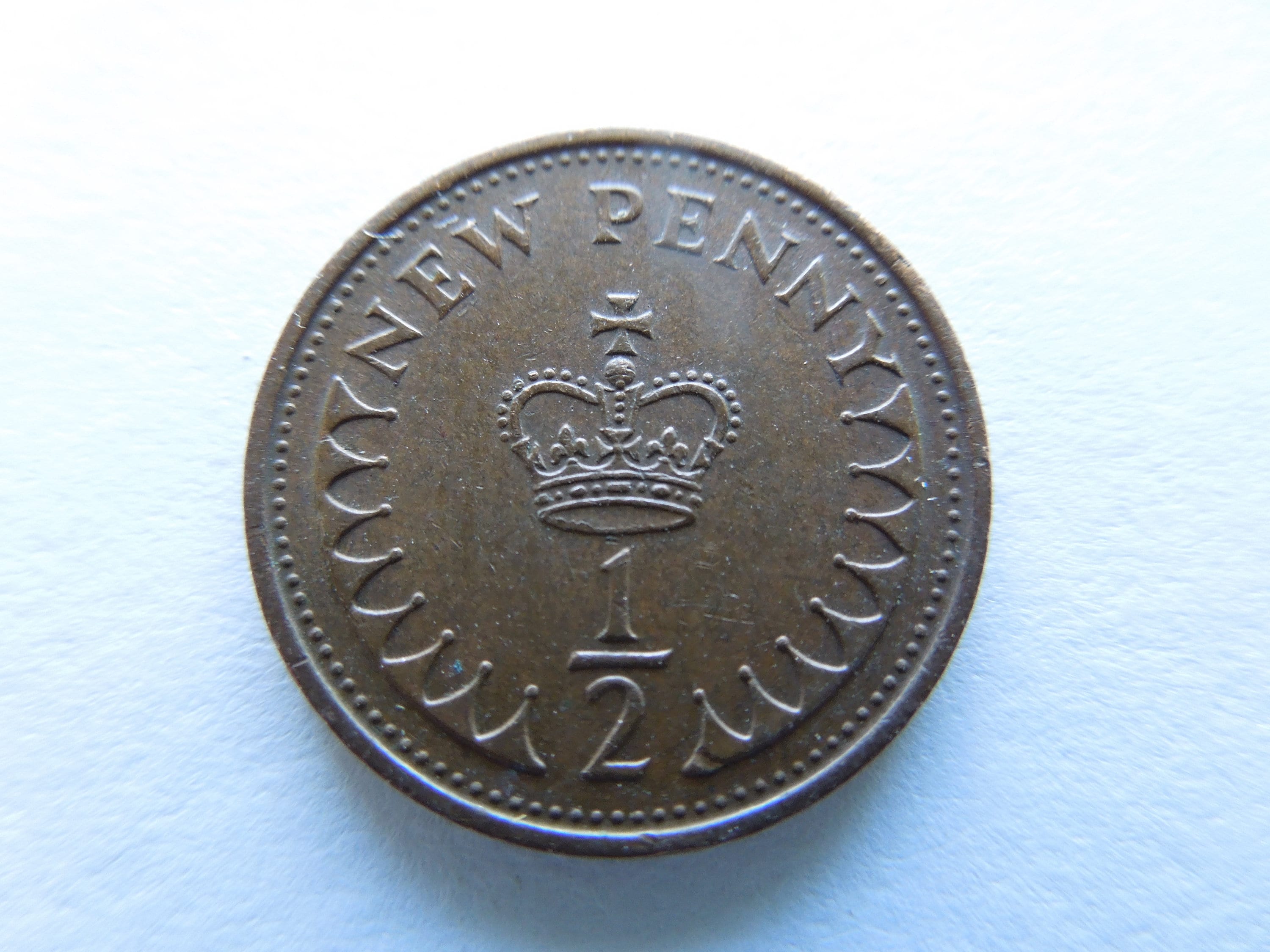1971 1/2 new penny - Etsy 日本