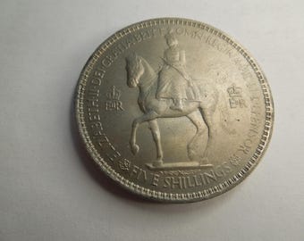 1972年エリザベス女王とフィリップ王子の結婚記念銀貨 - Etsy 日本