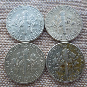 Roosevelt Dimes, 1964, Silver - Sell By The Piece