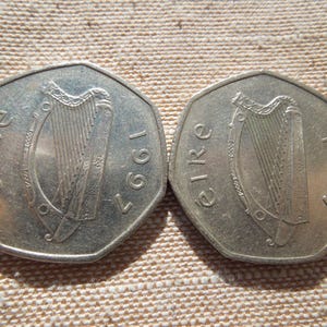 1997 50 pence - Etsy 日本