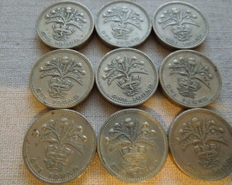 British 1 Pound Coin, Various Designs, Several Dates Available, Sell By The Piece