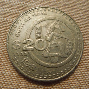 Mexico Coins, 20 Pesos, 1981 to 1982, Sell By The Piece