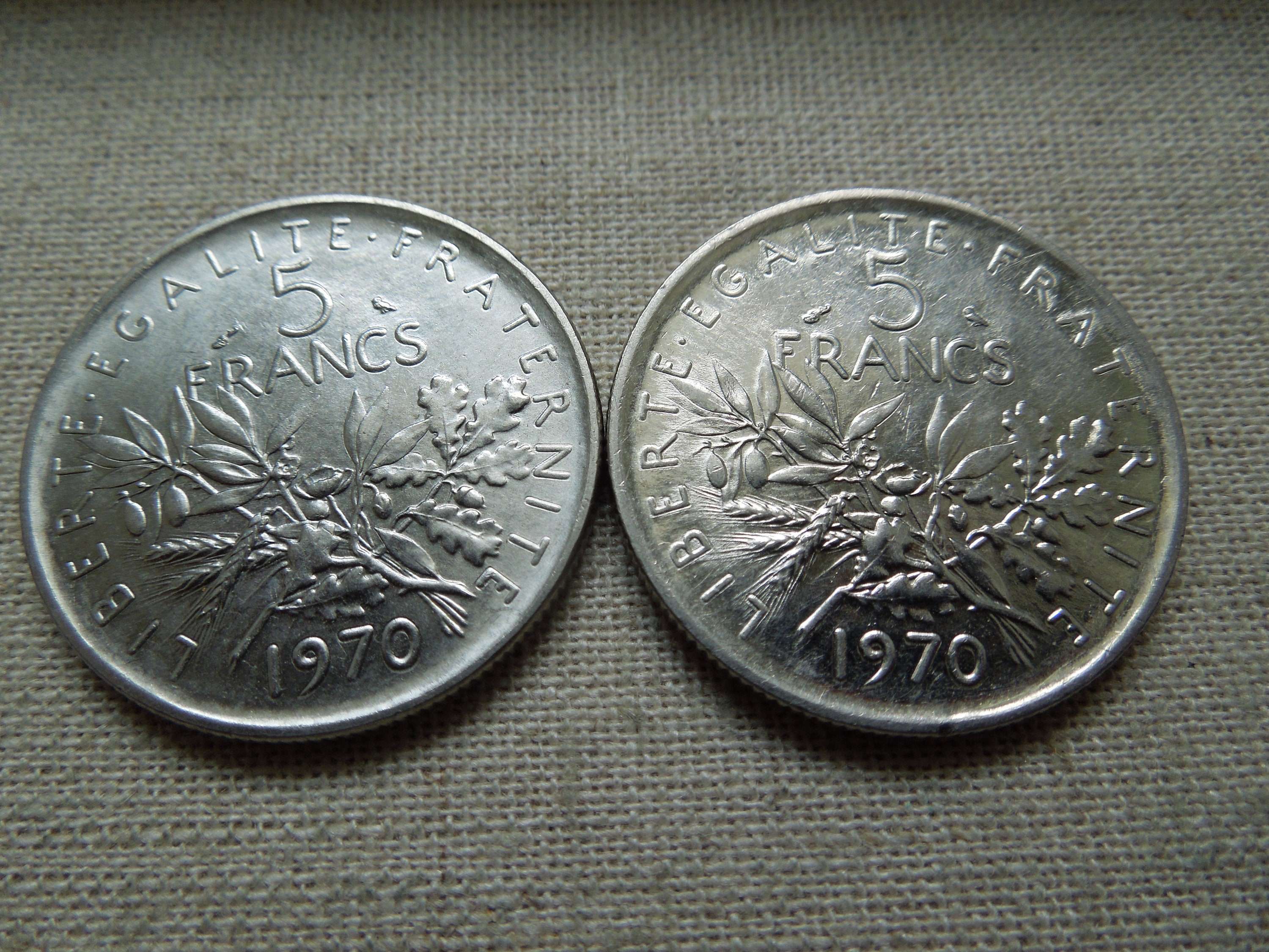 5 francs 1970 - Etsy 日本