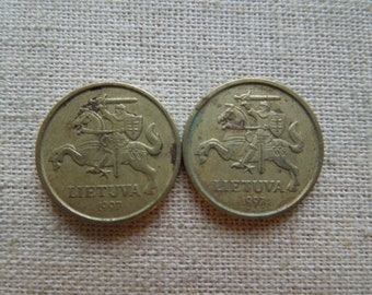 Lithuania Coins, 10 Centu, 1997 to 1998 - Sell By The Piece