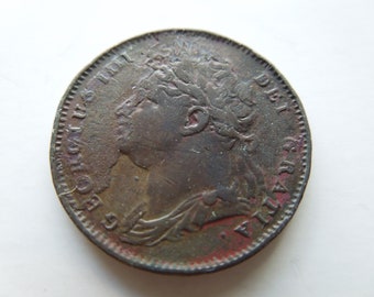 British Farthing, 1822 to 1826, King George 4th, Quarter Penny, Sell By The Piece