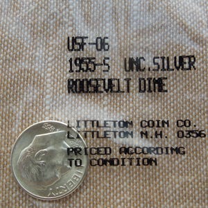 Roosevelt Dimes 1955 S to 1970D - Littleton Graded - Sell By The Piece