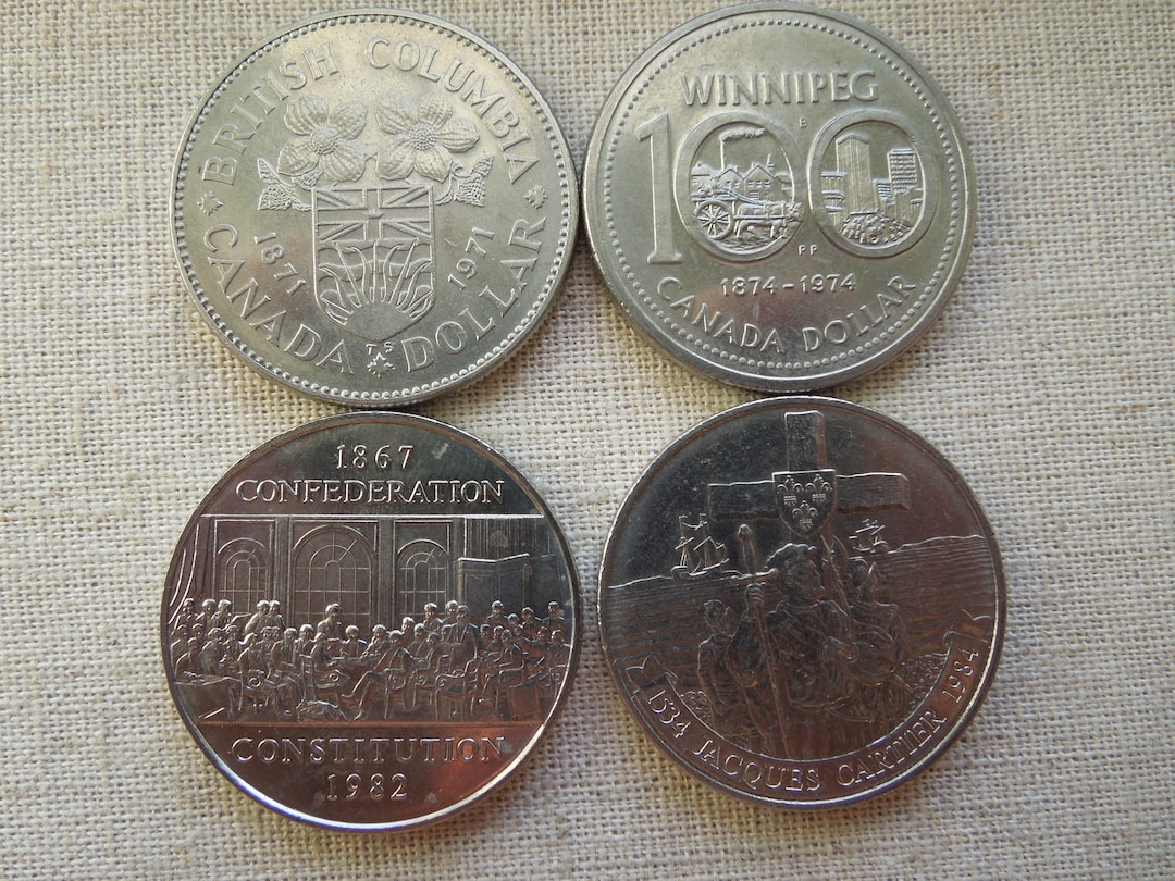 カナダ　1ドル　コイン　硬貨　まとめ売り カナダコイン カナダ 1ドル | エリザベス2世 | ルーン | KM186 | 1990