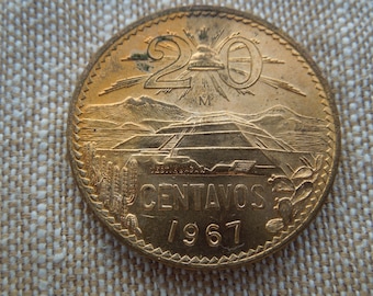 メキシコ 1センタボ硬貨、1906年。最後の1枚 - Etsy 日本
