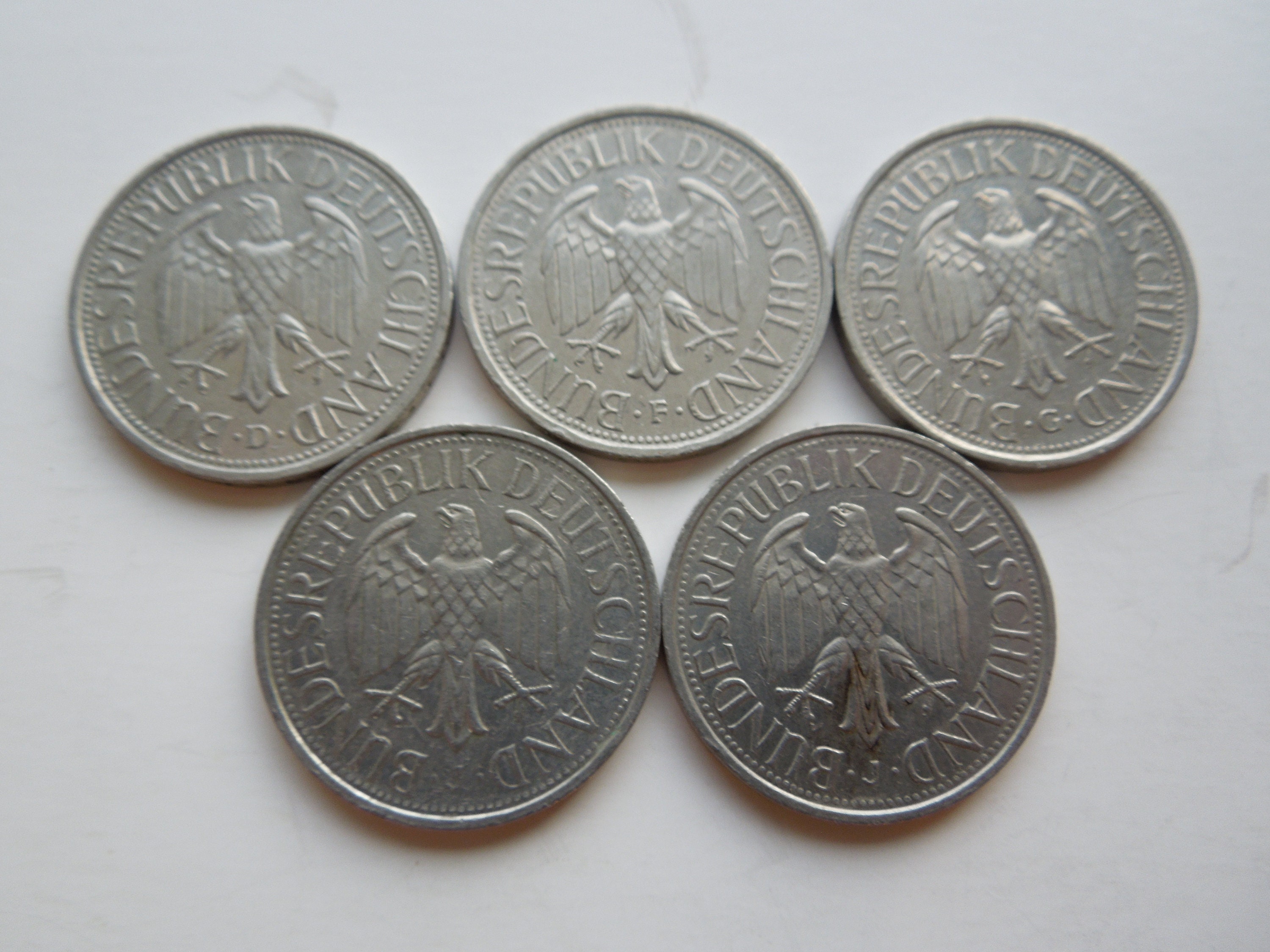 Germany 1 Deutsche Mark Coins, 1974 to 1979 - Sell by the Piece - Etsy