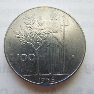 Italy Coins, 100 Lire, Centurian and New Design, Large and Small Sizes, Several Years Available, Sell By The Piece