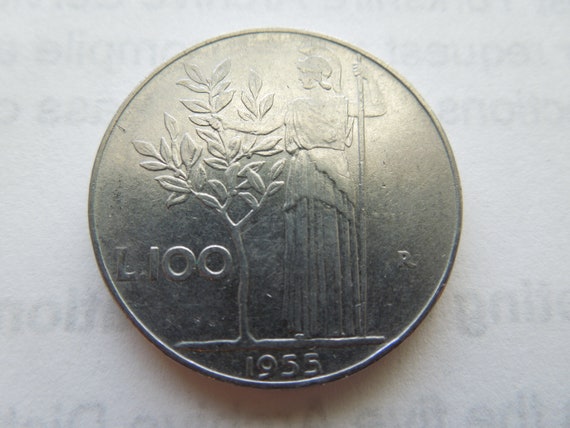 イタリア 100リラ 210枚 まとめ 外国 古銭 ヴィンテージ 1957 イタリア