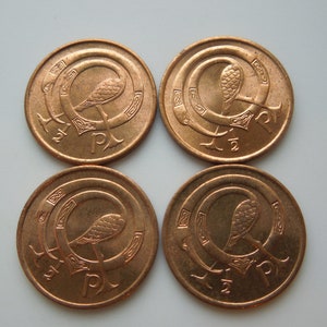 Irish Half Penny, Decimal, 1971, Uncirculated From Mint Roll, Eire, Republic of Ireland - Sell By The Piece