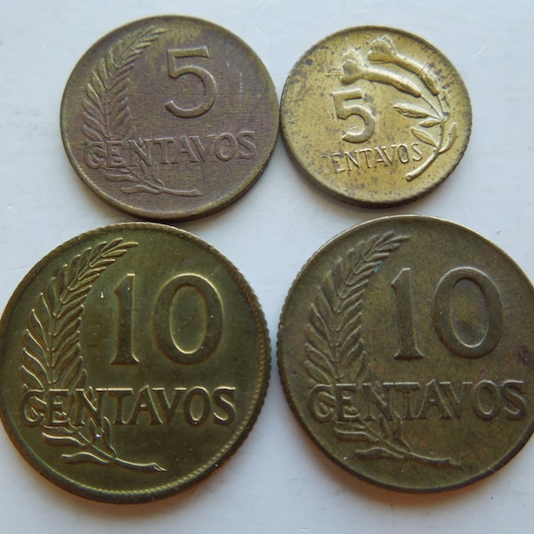 Peru Coins, 10 Centavo to 10 Soles De Oro, 1955 to 2004, Sell By The Piece