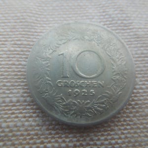 Austrian Coins, 10 Groschen, 1925 to 1988, Many Years Available, Austria