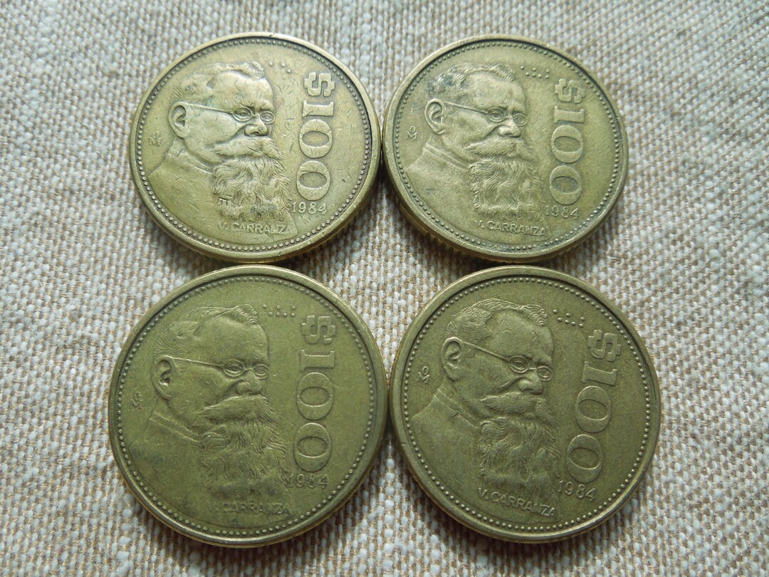 メキシコ硬貨、100ペソ、1984年～1990年 - 1枚単位で販売 - Etsy 日本