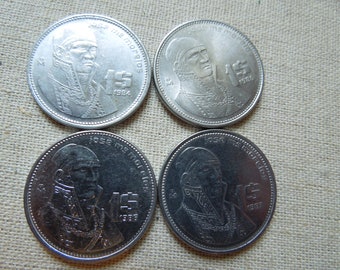 1994年メキシコ1ヌエボペソ硬貨 - Etsy 日本
