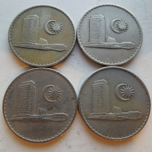 Malaysia Coins, 20 Sen, 1981 to 2002, Several Years Available, Sell By The Piece