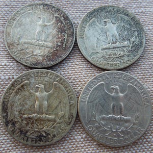 Washington Quarters, 1958 to 1964, Silver Types - Sell By The Piece