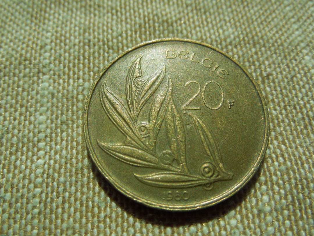 ベルギー硬貨、20フランフラン、1980年～1996年 - 1枚単位で販売