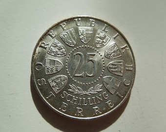 Austrian Coins, 25 to 50 Schilling, Silver - Sell By The Piece