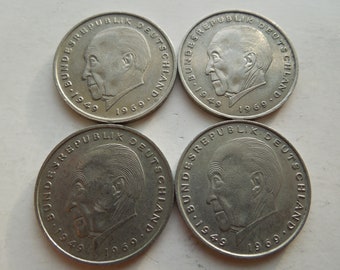 ドイツ連邦共和国 2マルク 1970年 1970年ドイツ2マルク硬貨 – ドイツ連邦共和国、ルートヴィヒ