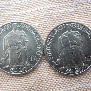 Vatican city coin - Etsy 日本