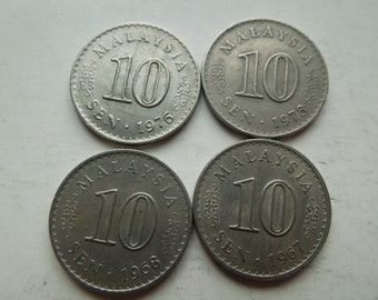 1973年マレーシア20セン硬貨 - Etsy 日本