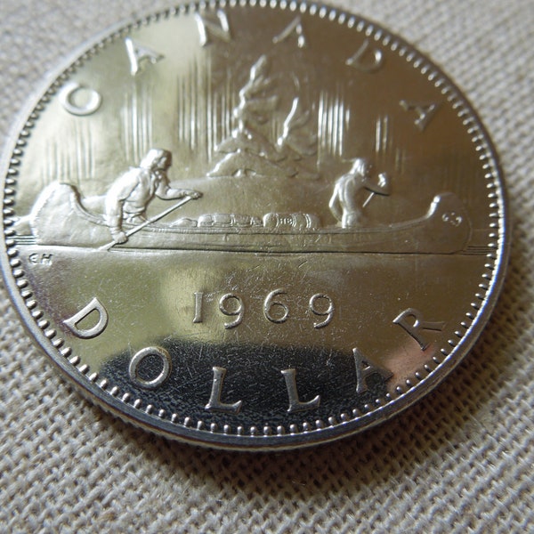 Canada Dollar Coins, 1969, Proof Like, Voyageur Types - Sell By The Piece