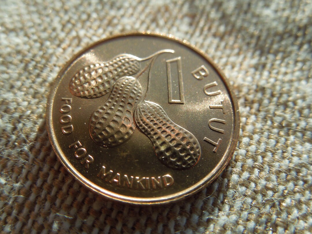 Gambia, 1 Butut, 1974, Uncirculated, Peanuts, See Individually or in ...