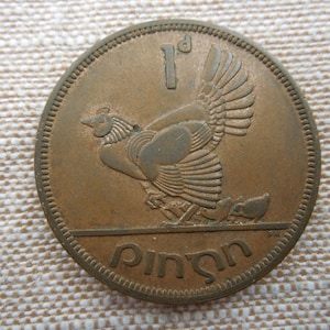 Irish Coins, Penny, Republic, 1949 to 1968 - Sell By The Piece
