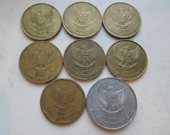 インドネシアの500ルピア硬貨（2001～2003年）- 切り売り - Etsy 日本