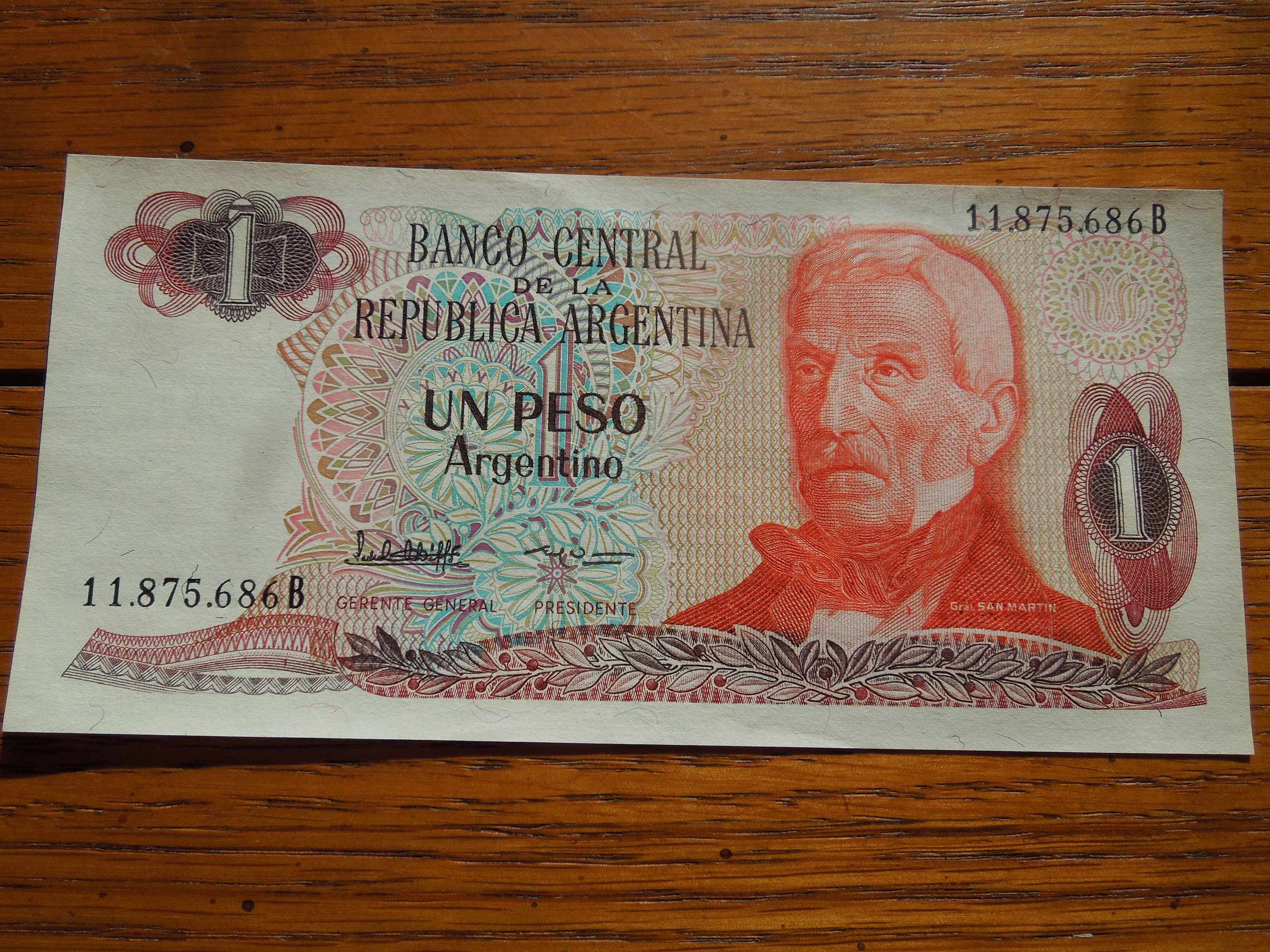 アルゼンチン紙幣、1ペソ、1983～1984年、状態良好 - 数枚入手可能 - Etsy 日本