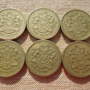 British 1 Pound Coin, 1983 to 2005, Different Designs  - Sell By The Piece
