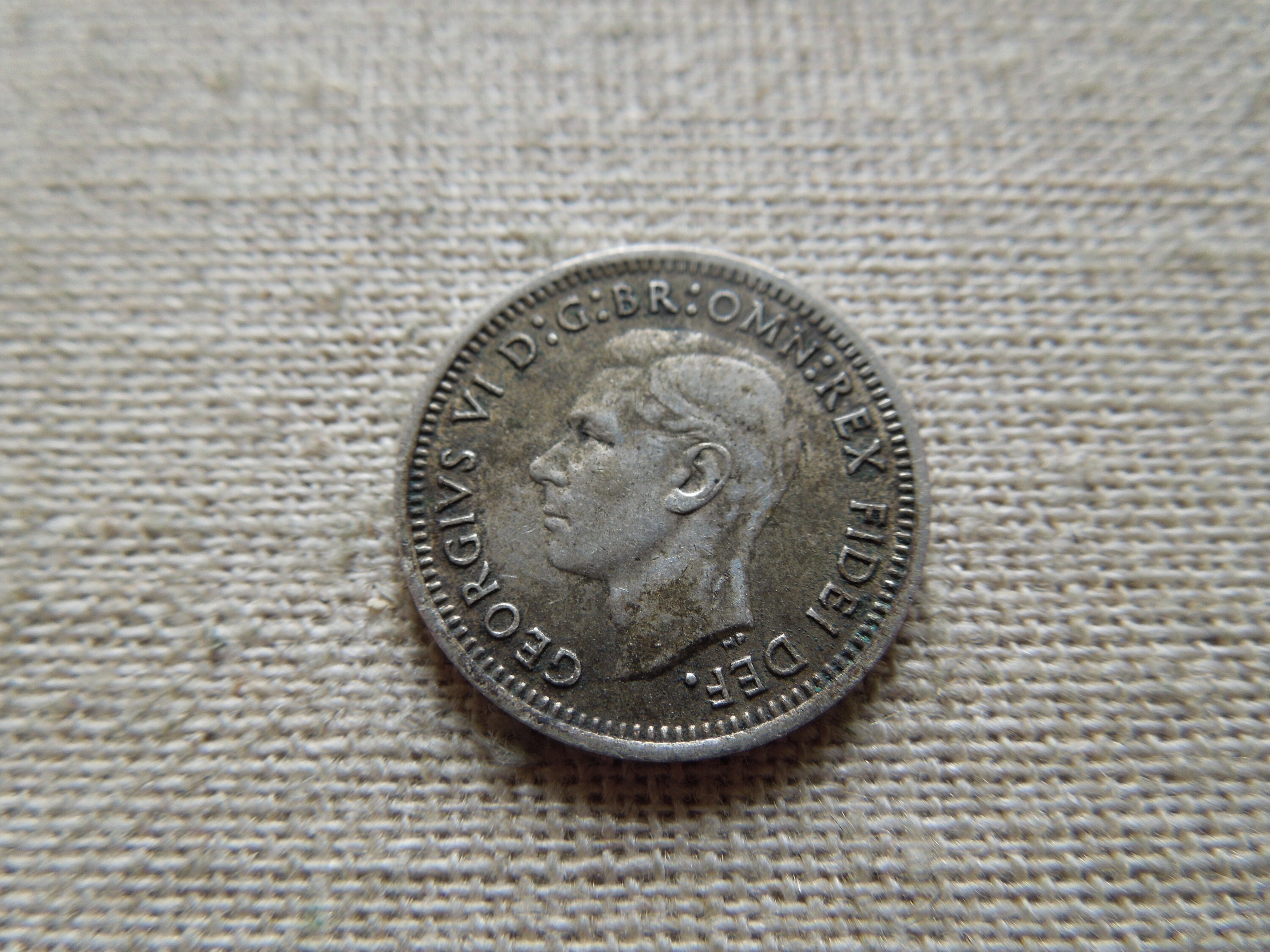 オーストラリア 3ペンス硬貨 1951～1957年 銀貨 3ペンス - 切り売り