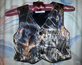 Mossy Oak® New Break Up Satin Vest for Boys (Men's sizes in separate listing)