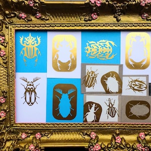 Kever Stickers (3) - goud of zilver