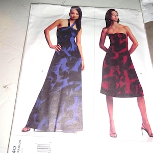 Vogue V2740 Robe d'été ou de soirée Taille : Mademoiselle 8, 10, 12 ans