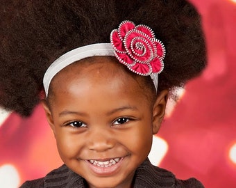 Orange HeadbandOrange Baby HeadbandBaby HeadbandRosette HeadbandLace HeadbandHalloween HeadbandHalloween Baby HeadbandShabby Chic