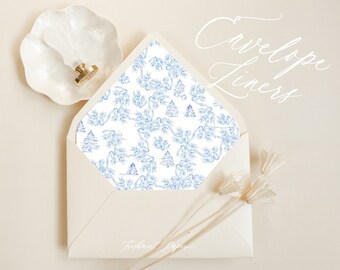 Envelope Liners match invitation design | Envelope Liners