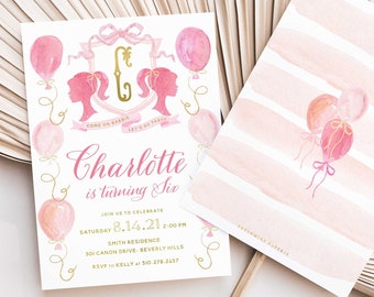 Barbie invitation - Barbie Birthday Invitation - Barbie Party - Barbie Party invitation - Doll Party Invite - Doll invitation