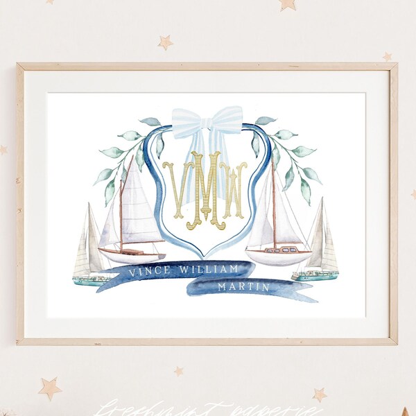 Sailboat Nursery Etsy