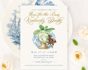 Kentucky Derby Invitation, Horse Racing, Run for the Roses