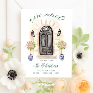 Moving Announcement Card, We&#39;ve Moved Announcements, New Home Announcement, Moved Announcement, Address Change Card, Housewarming
