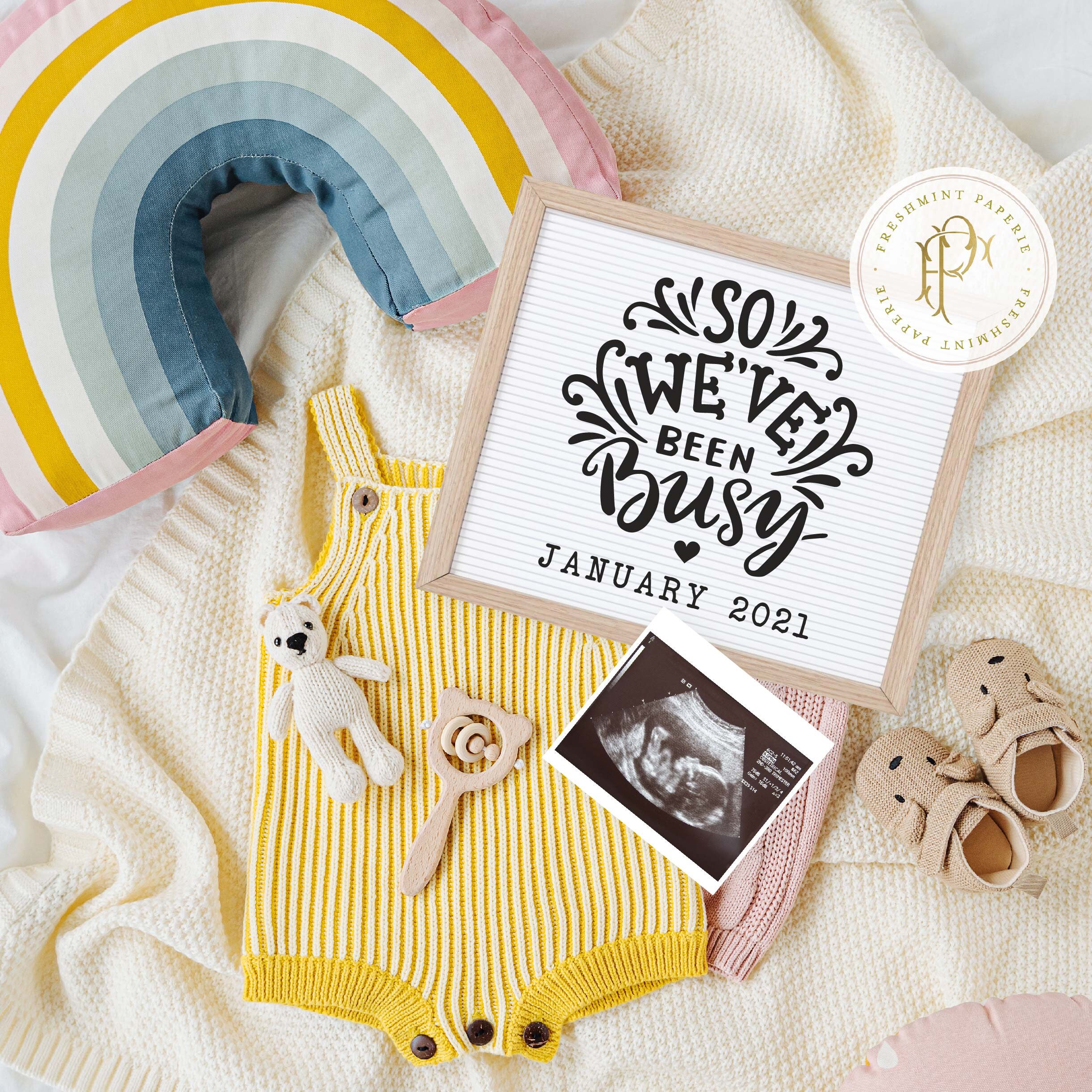 Download Pregnancy Announcement for Social Media, Baby Announcement ...