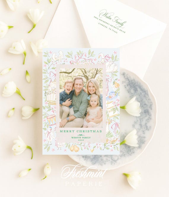 12 Days of Christmas Cards: Gingham Holiday Card