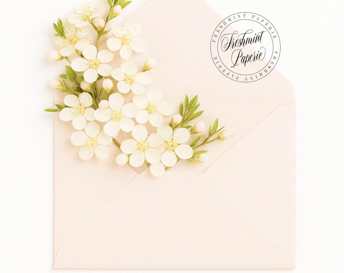 IVORY BLUSH envelopes, add on to any print order - Freshmint paperie