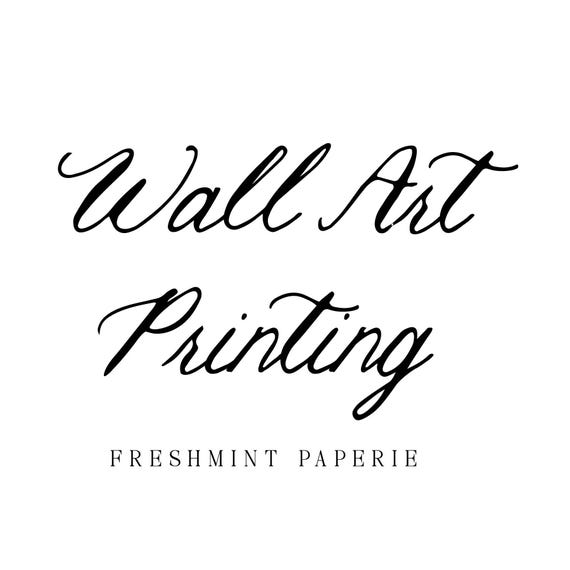 Wall Art Professional Printing Service on Cardstock