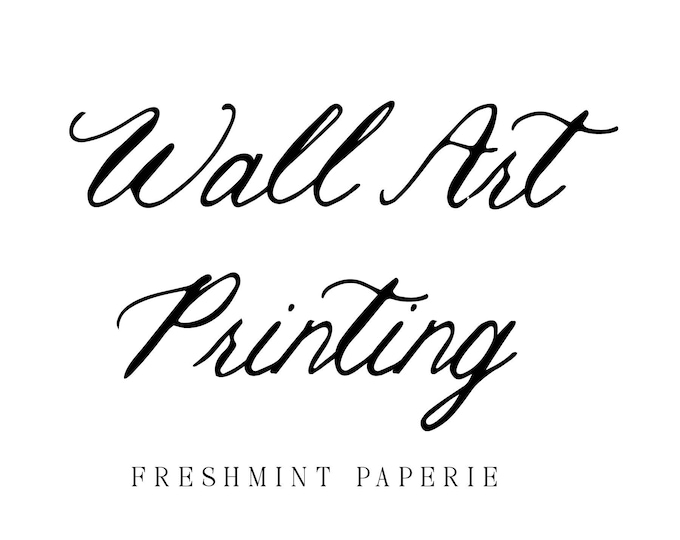 Wall Art Professional Printing Service on Cardstock